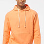 Tultex Mens Fleece Hooded Sweatshirt Hoodie w/ Pouch Pocket - Cantaloupe Orange