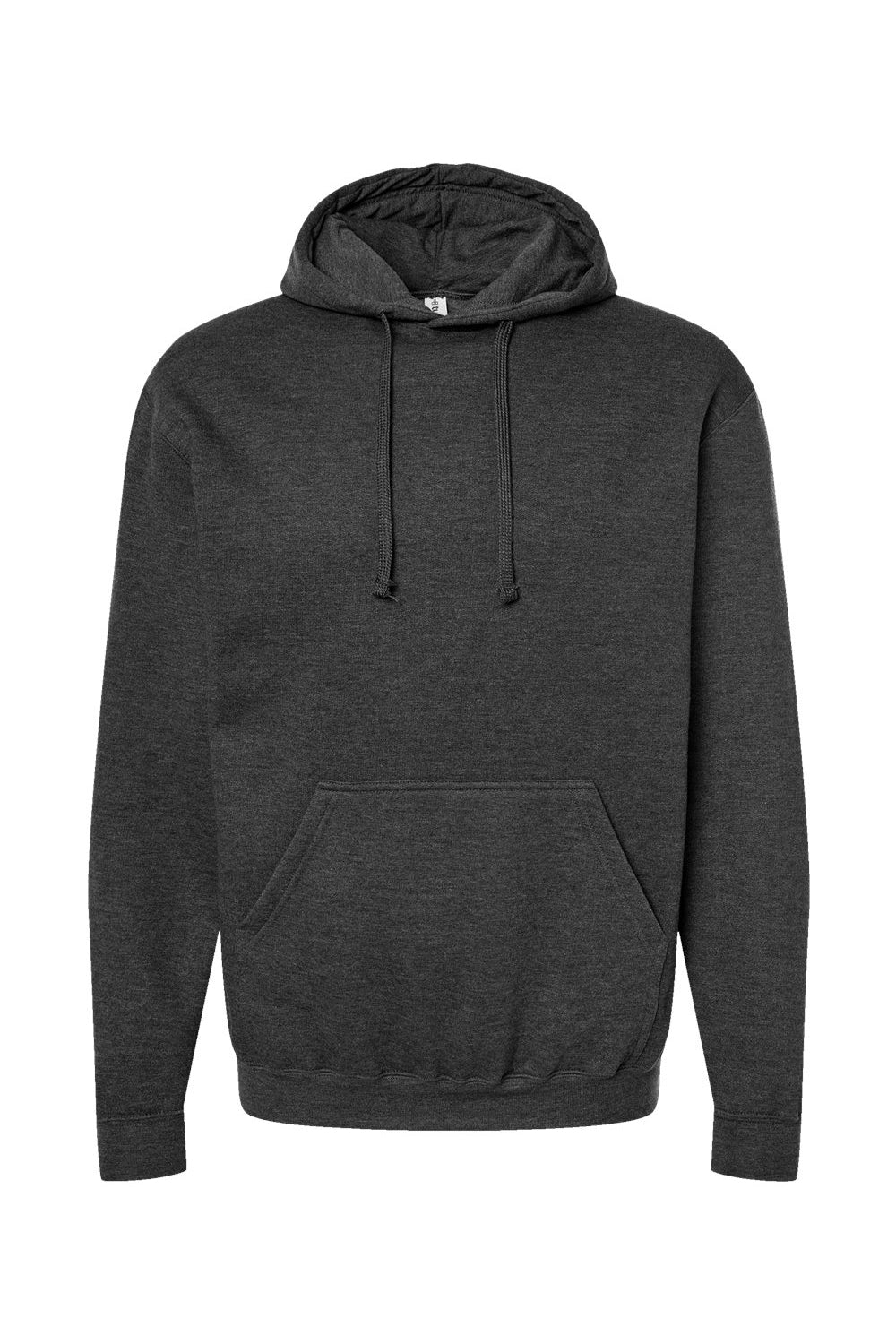 Tultex 320 Mens Fleece Hooded Sweatshirt Hoodie w/ Pouch Pocket Heather Graphite Grey Flat Front