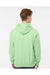 Tultex 320 Mens Fleece Hooded Sweatshirt Hoodie Neo Mint Green Model Back