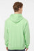 Tultex 320 Mens Fleece Hooded Sweatshirt Hoodie w/ Pouch Pocket Neo Mint Green Model Back