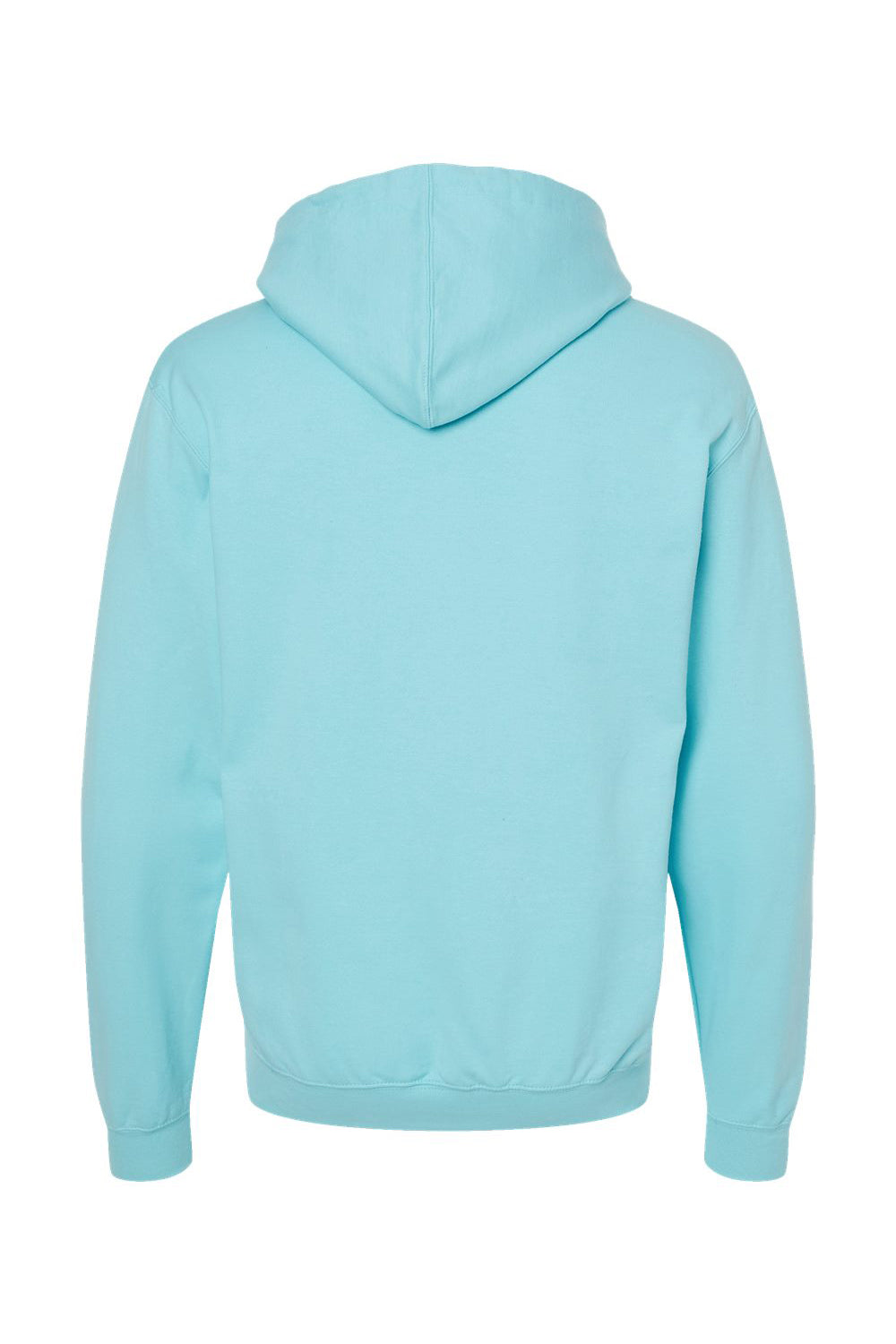 Tultex 320 Mens Fleece Hooded Sweatshirt Hoodie w/ Pouch Pocket Purist Blue Flat Back