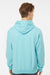 Tultex 320 Mens Fleece Hooded Sweatshirt Hoodie w/ Pouch Pocket Purist Blue Model Back