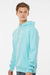 Tultex 320 Mens Fleece Hooded Sweatshirt Hoodie w/ Pouch Pocket Purist Blue Model Side