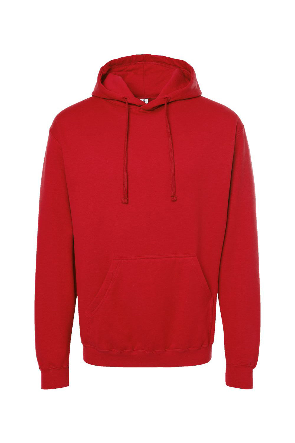Tultex 320 Mens Fleece Hooded Sweatshirt Hoodie Red Flat Front