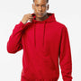 Tultex Mens Fleece Hooded Sweatshirt Hoodie - Red - NEW