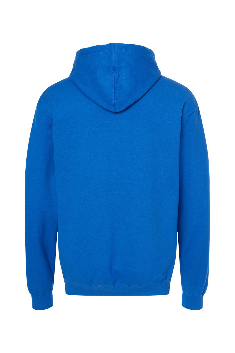 Tultex 320 Mens Fleece Hooded Sweatshirt Hoodie w/ Pouch Pocket Royal Blue Flat Back