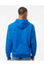 Tultex 320 Mens Fleece Hooded Sweatshirt Hoodie Royal Blue Model Back