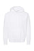 Tultex 320 Mens Fleece Hooded Sweatshirt Hoodie White Flat Front