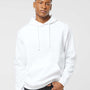 Tultex Mens Fleece Hooded Sweatshirt Hoodie - White - NEW