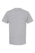 M&O 4800 Mens Gold Soft Touch Short Sleeve Crewneck T-Shirt Athletic Grey Flat Back