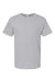 M&O 4800 Mens Gold Soft Touch Short Sleeve Crewneck T-Shirt Athletic Grey Flat Front