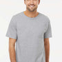 M&O Mens Gold Soft Touch Short Sleeve Crewneck T-Shirt - Athletic Grey