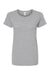 M&O 4810 Womens Gold Soft Touch Short Sleeve Crewneck T-Shirt Athletic Grey Flat Front