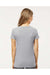 M&O 4810 Womens Gold Soft Touch Short Sleeve Crewneck T-Shirt Athletic Grey Model Back