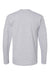 M&O 4820 Mens Gold Soft Touch Long Sleeve Crewneck T-Shirt Athletic Grey Flat Back