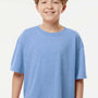 M&O Youth Gold Soft Touch Short Sleeve Crewneck T-Shirt - Heather Light Blue