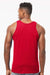 Tultex S105 Mens Fine Jersey Tank Top Red Model Back