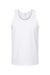 Tultex S105 Mens Fine Jersey Tank Top White Flat Front