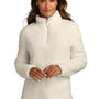 Port Authority Womens Cozy Sherpa Fleece 1/4 Zip Jacket - Marshmallow White - Closeout