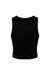 Bella + Canvas BC1019/1019 Womens Micro Ribbed Racerback Tank Top Black Flat Back