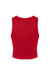 Bella + Canvas 1019 Womens Micro Ribbed Racerback Tank Top Red Flat Back