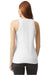 American Apparel 101CVC Womens CVC Racerneck Tank Top White Model Back