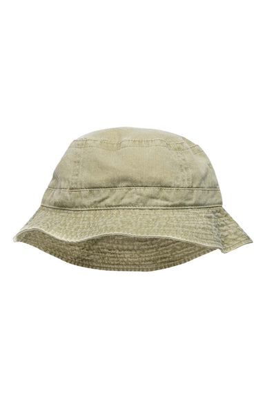 Adams Hats VA101 Mens Vacationer Bucket Hat Khaki Brown Flat Front