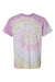 Colortone 1000 Mens Short Sleeve Crewneck T-Shirt Desert Rose Flat Front