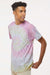 Colortone 1000 Mens Short Sleeve Crewneck T-Shirt Desert Rose Model Side