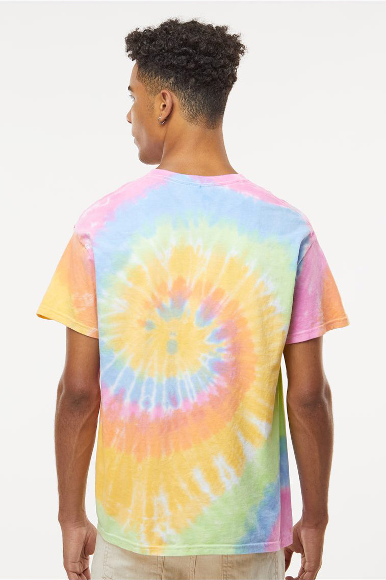 Colortone 1000 Mens Short Sleeve Crewneck T-Shirt Eternity Model Back