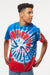 Colortone 1000 Mens Short Sleeve Crewneck T-Shirt Independence Model Front