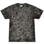 Colortone Mens Crystal Wash Short Sleeve Crewneck T-Shirt - Crystal Black - New