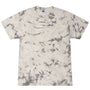 Colortone Mens Crystal Wash Short Sleeve Crewneck T-Shirt - Crystal Silver Grey - New