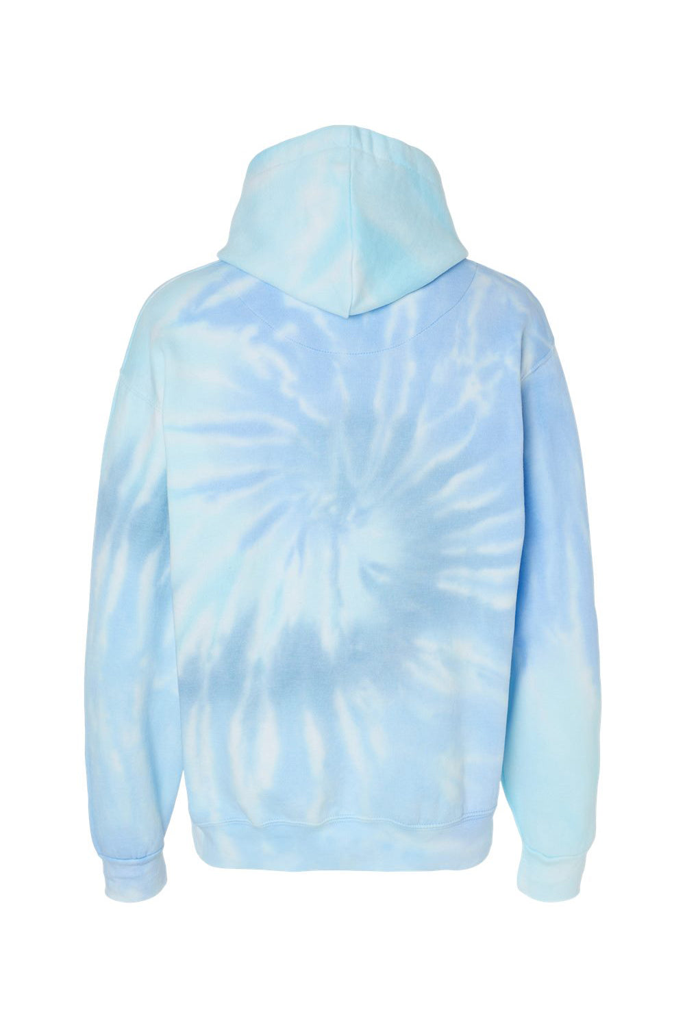 Colortone 8777 Mens Hooded Sweatshirt Hoodie w/ Pouch Pocket Lagoon Flat Back