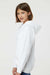Tultex 320Y Youth Hooded Sweatshirt Hoodie w/ Pouch Pocket White Model Side