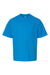 M&O 4850 Youth Gold Soft Touch Short Sleeve Crewneck T-Shirt Turquoise Blue Flat Front