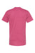 Tultex 541 Mens Premium Short Sleeve Crewneck T-Shirt Heather Cactus Flower Pink Flat Back