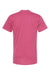 Tultex 541 Mens Premium Short Sleeve Crewneck T-Shirt Heather Cactus Flower Pink Flat Back
