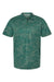 Adidas A550 Mens Camo Moisture Wicking Short Sleeve Polo Shirt Green Oxide Flat Front