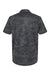 Adidas A550 Mens Camo Moisture Wicking Short Sleeve Polo Shirt Dark Grey Flat Back