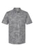 Adidas A550 Mens Camo Moisture Wicking Short Sleeve Polo Shirt Light Grey Flat Front