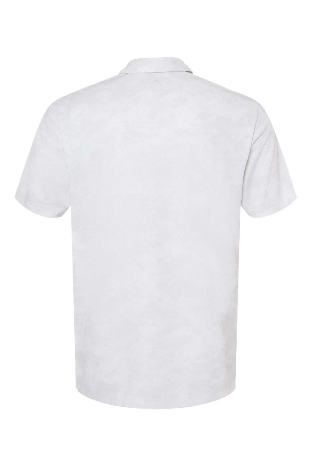 Adidas A550 Mens Camo Short Sleeve Polo Shirt White Flat Back