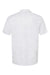 Adidas A550 Mens Camo Moisture Wicking Short Sleeve Polo Shirt White Flat Back