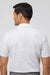 Adidas A550 Mens Camo Moisture Wicking Short Sleeve Polo Shirt White Model Back