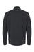 Adidas A554 Mens 3 Stripes Moisture Wicking 1/4 Zip Sweater Black Melange Flat Back