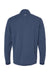 Adidas A554 Mens 3 Stripes Moisture Wicking 1/4 Zip Sweater Collegiate Navy Blue Melange Flat Back