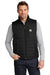 Carhartt CT102286 Mens Gilliam Full Zip Vest Black Model Front