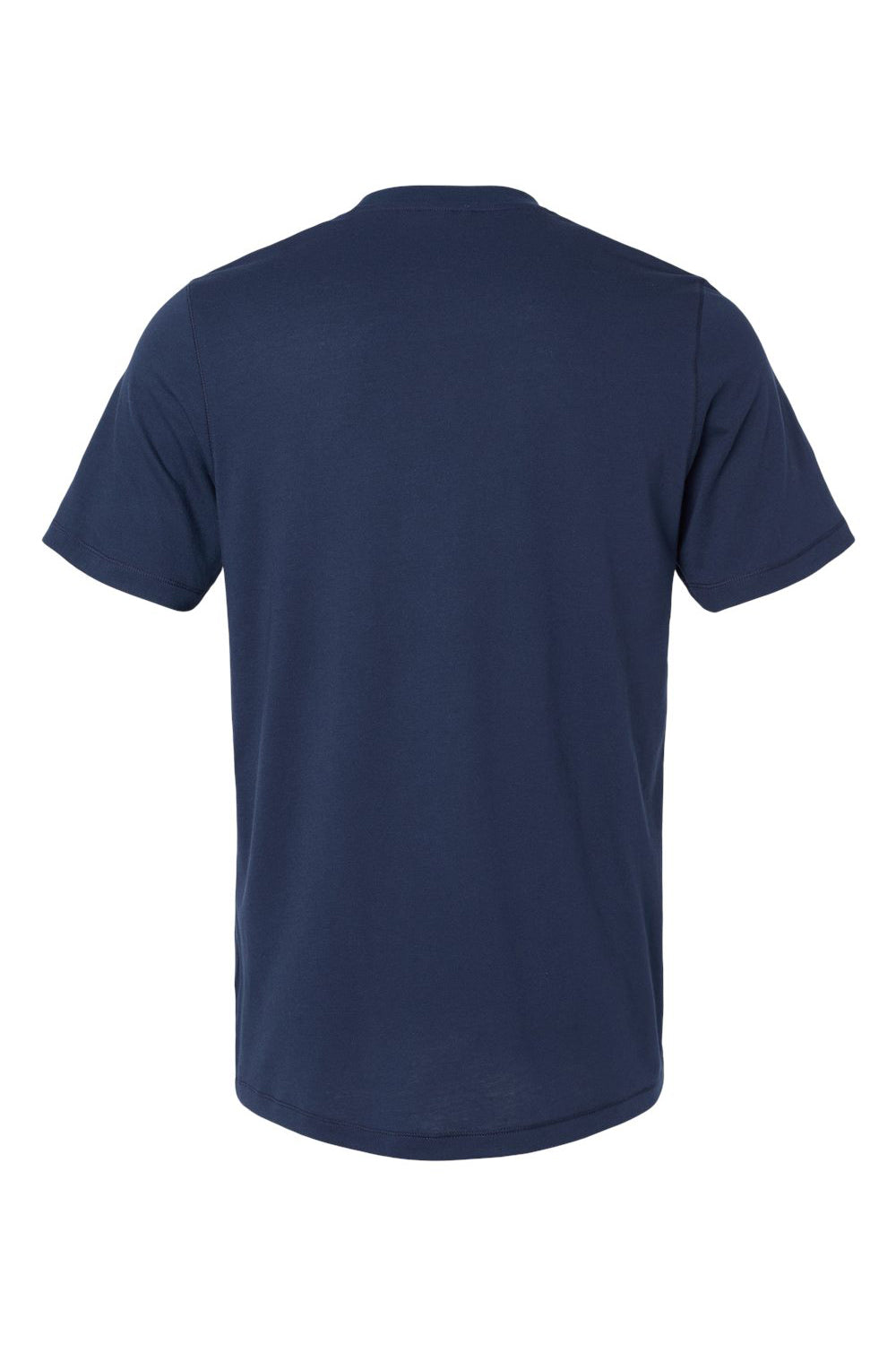 Adidas A556 Mens Short Sleeve Crewneck T-Shirt Collegiate Navy Blue Flat Back