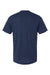 Adidas A556 Mens Short Sleeve Crewneck T-Shirt Collegiate Navy Blue Flat Back