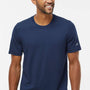Adidas Mens Short Sleeve Crewneck T-Shirt - Collegiate Navy Blue - NEW